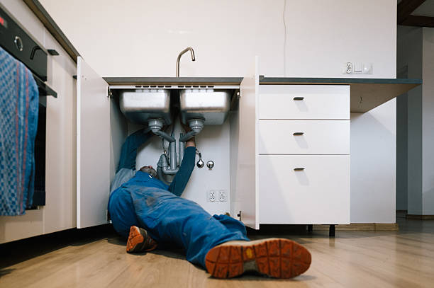 Professional Plumbing technician working in Grabill, IN